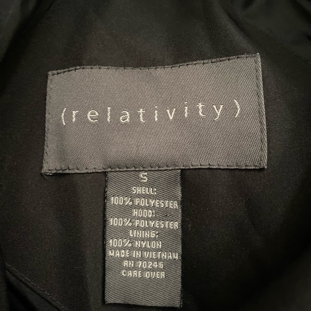 Relativity Lightweight Jacket, Solid Black, Full … - image 8
